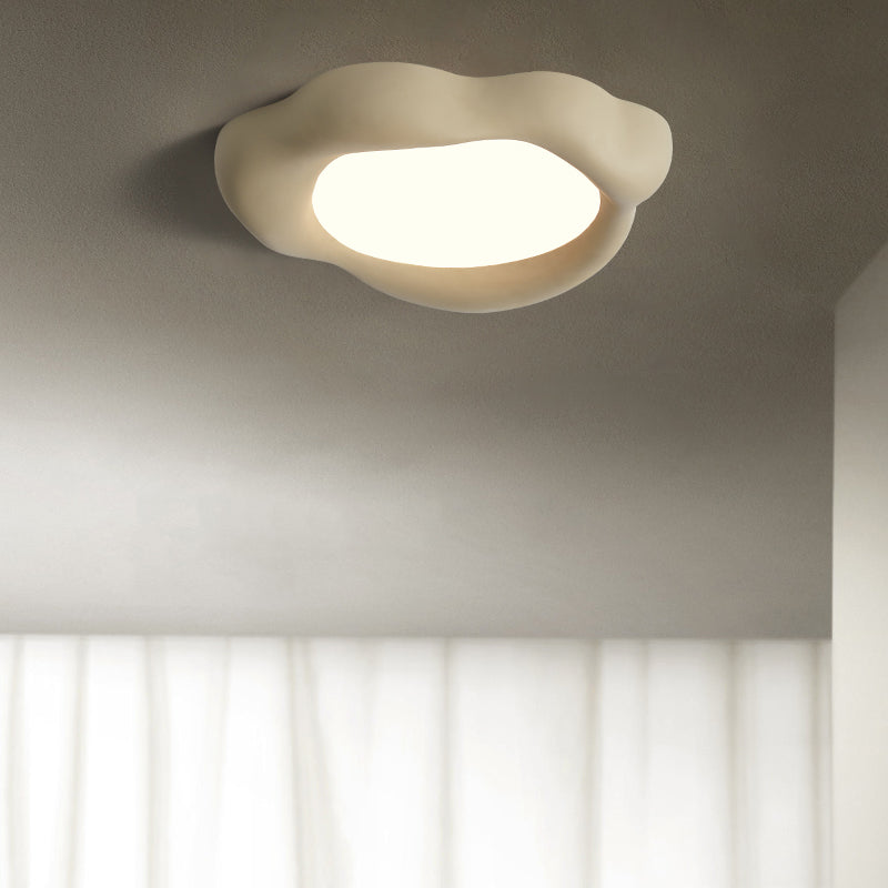 Unique LED Flush Mount Nordic Steel and Acrylic Ceiling Flush