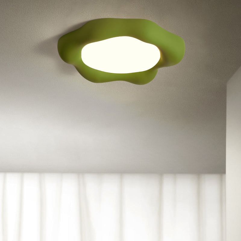 Unique LED Flush Mount Nordic Steel and Acrylic Ceiling Flush