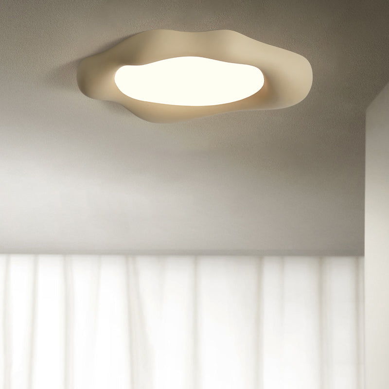 Unique LED Flush Mount Nordic Steel and Acrylic Ceiling Flush