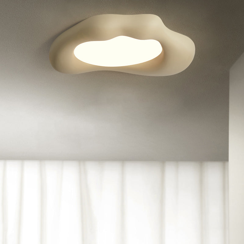 Unique LED Flush Mount Nordic Steel and Acrylic Ceiling Flush