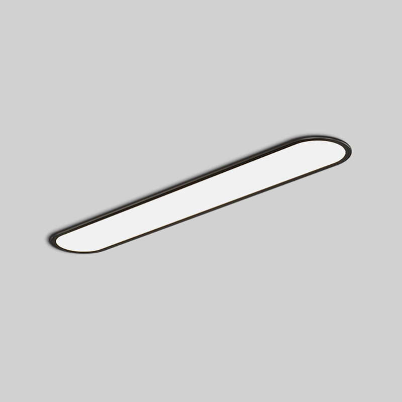 Minimalism Ceiling Light Fixture Flat Panel LED Flush Mount for Corridor