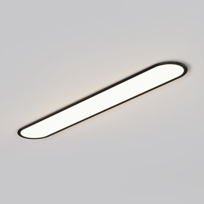 Minimalism Ceiling Light Fixture Flat Panel LED Flush Mount for Corridor