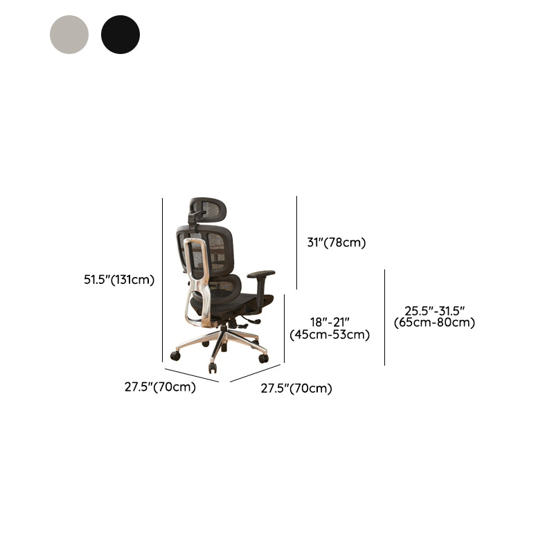 Modern Removable Arms Office Chair Tilt Mechanism No Distressing Desk Chair with Wheels