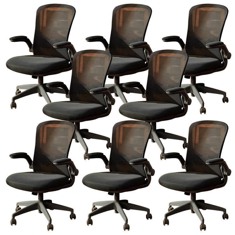 Removable Arms Modern Office Chair Tilt Mechanism No Distressing Ergonomic Slide Chair