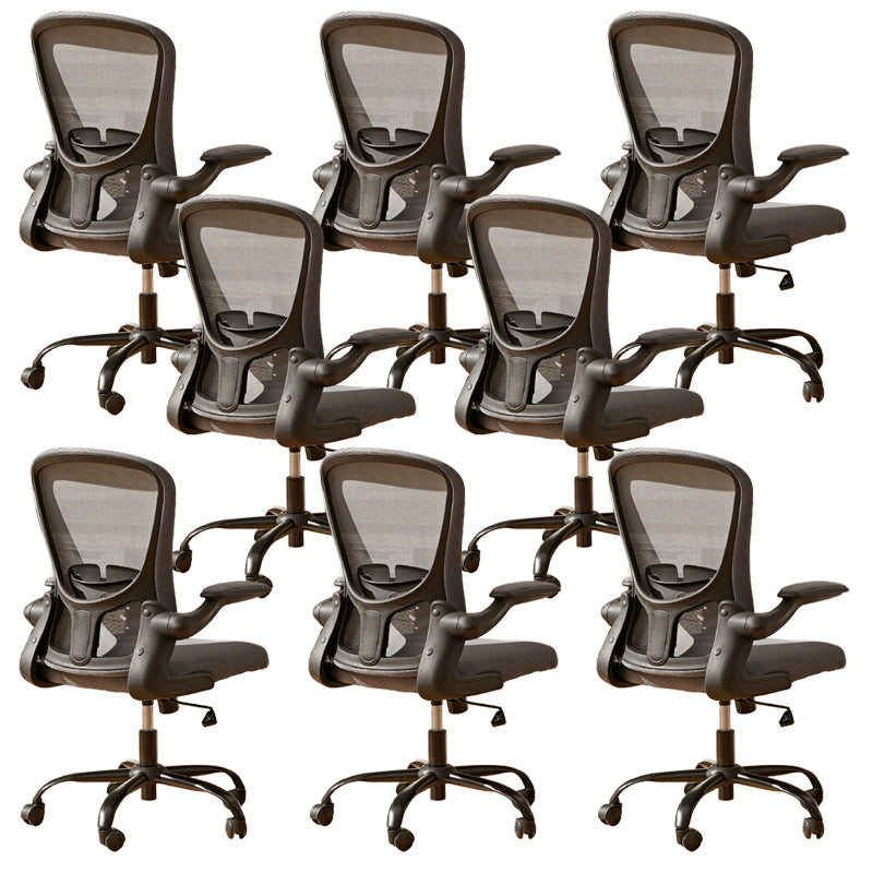 Removable Arms Modern Office Chair Tilt Mechanism No Distressing Ergonomic Slide Chair