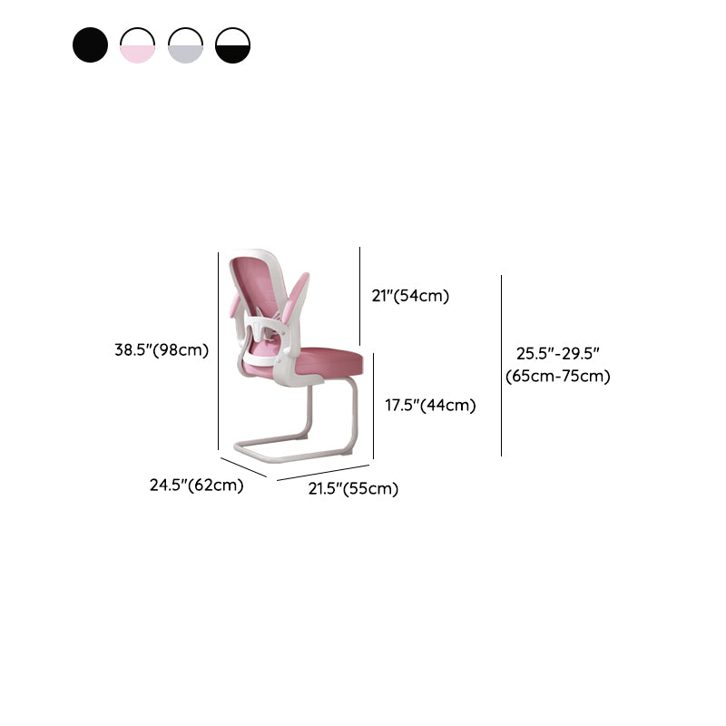 Removable Arms Desk Chair Tilt Mechanism No Distressing Ergonomic Chair without Wheels