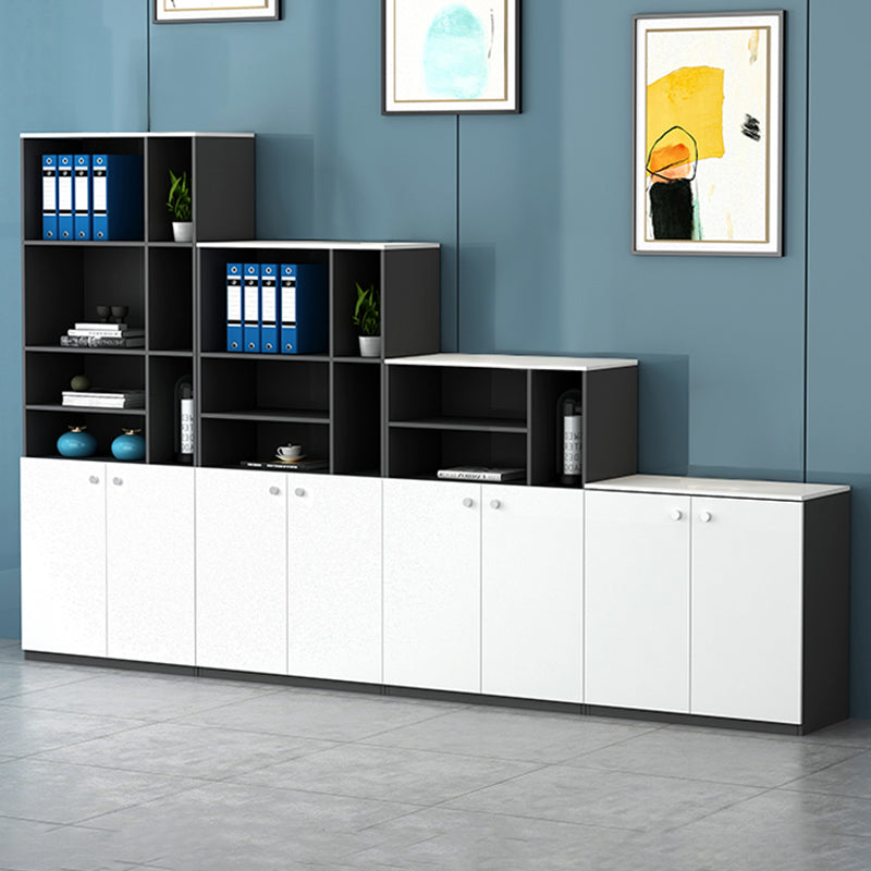 Modern File Cabinet Wood Vertical Home or Office Storage Shelves File Cabinet