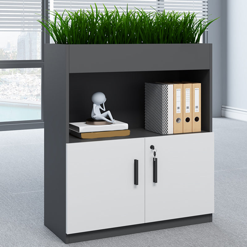 Modern Filing Cabinet Lateral Wood Filing Cabinet with Locking Storage