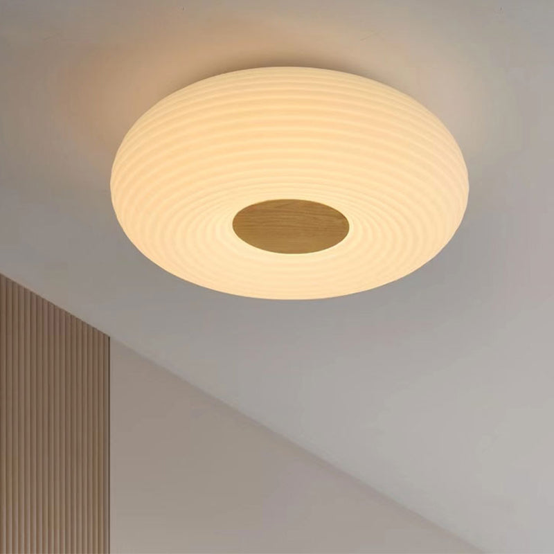 Drum Shape Flush Ceiling Light Modern Flush Mount Ceiling Fixture for Bedroom