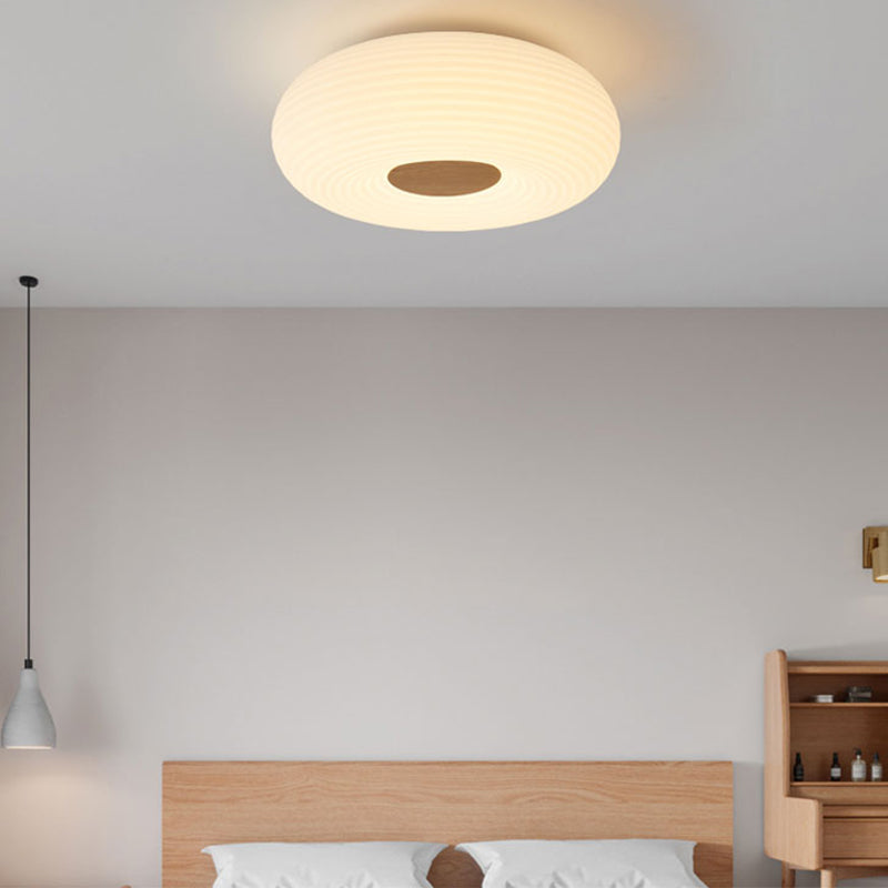 Drum Shape Flush Ceiling Light Modern Flush Mount Ceiling Fixture for Bedroom