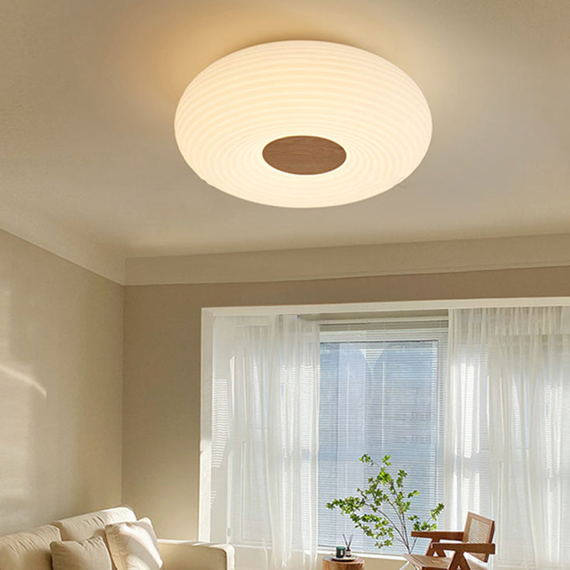 Drum Shape Flush Ceiling Light Modern Flush Mount Ceiling Fixture for Bedroom