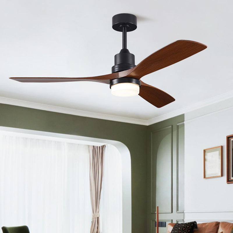 Nordic 3-Blade Ceiling Fan Lighting with Metal for Dining Room