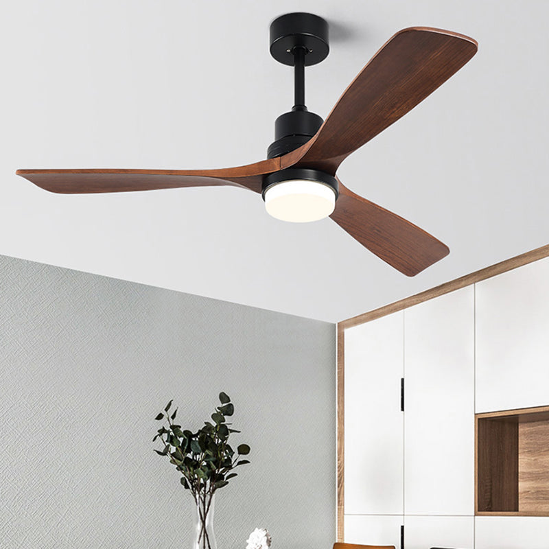 Nordic 3-Blade Ceiling Fan Lighting with Metal for Dining Room