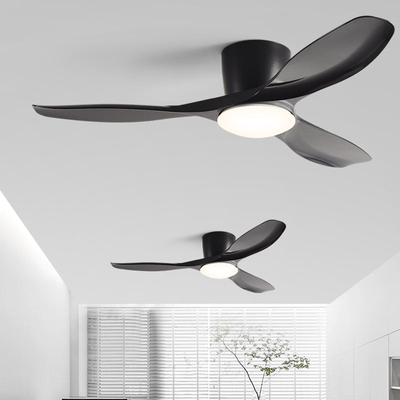 Simplicity 3-Blade Ceiling Fan Lighting with ABS for Dining Room