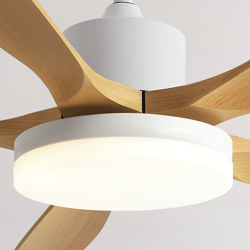 Simplicity 6-Blade Ceiling Fan Lighting with ABS for Dining Room