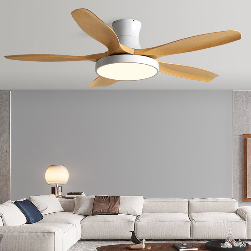 Contemporary LED Ceiling Fan Lighting Fixture for Sitting Room