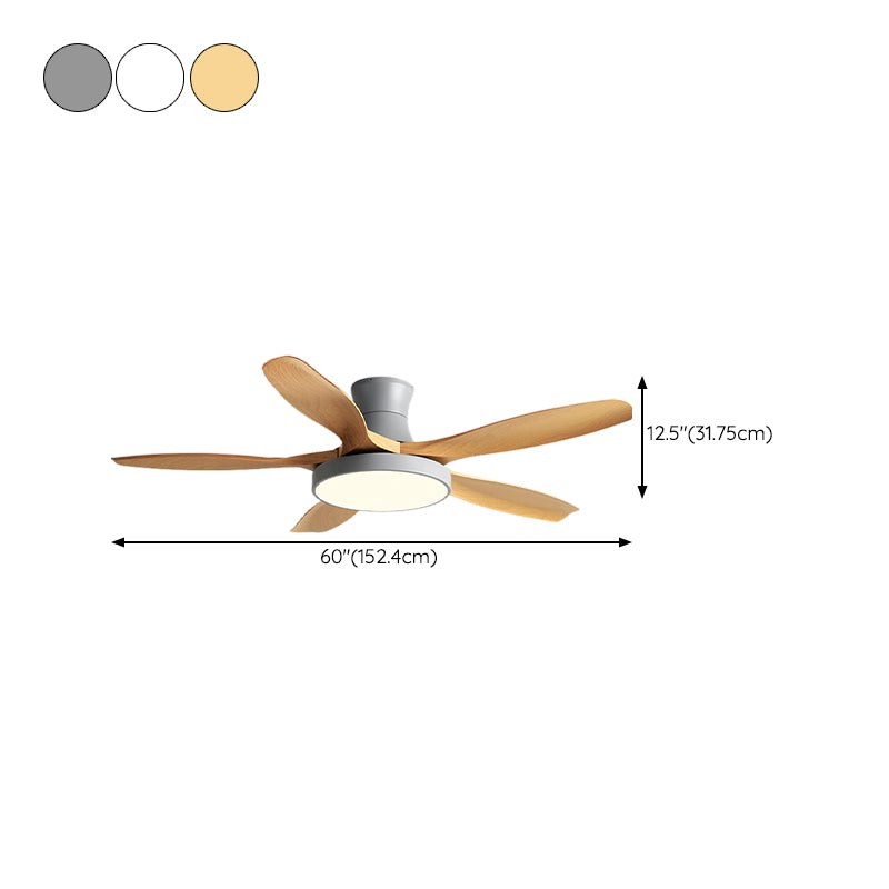 Contemporary LED Ceiling Fan Lighting Fixture for Sitting Room