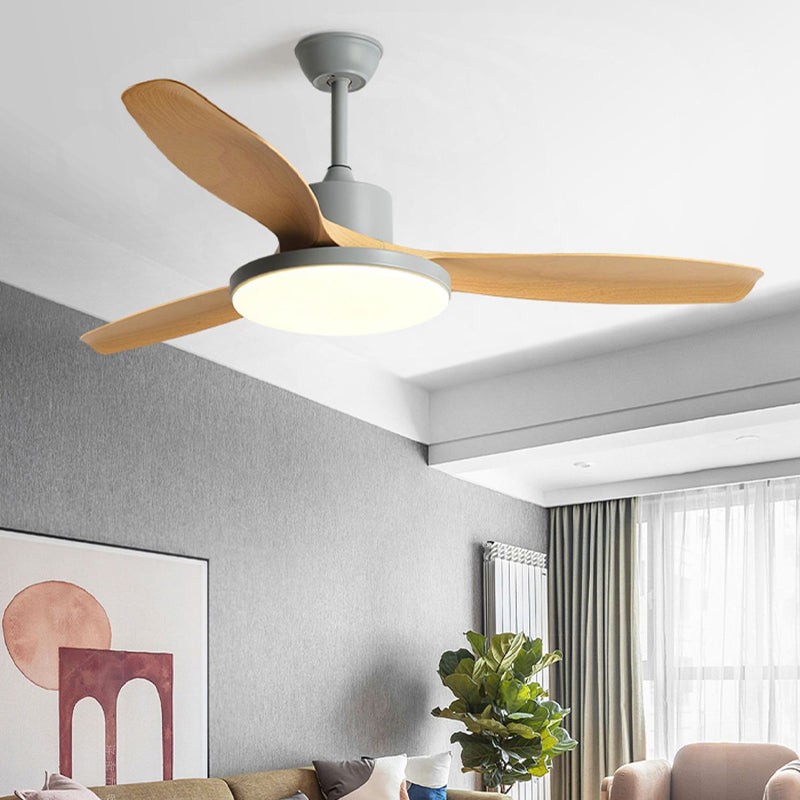 Contemporary Ceiling Fan Light Fixture Simplicity LED Ceiling Lamp for Bedroom