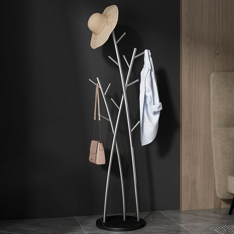 Stainless Steel Coat Rack Free Standing Coat Rack Luxury Branches Hall Stand