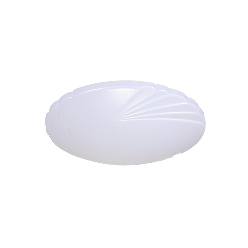 7,5 "/9" /12 " Dia Minimalista Acrilico Shade Flush Mount Lighting White LED Soffsh Mount per Bedroom