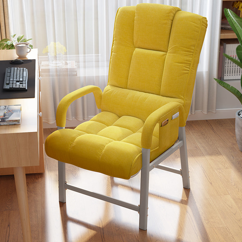 Ergonimic Recliner with Lumbar Support and Storage Metal legs