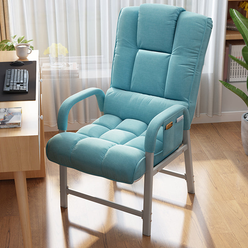 Ergonimic Recliner with Lumbar Support and Storage Metal legs