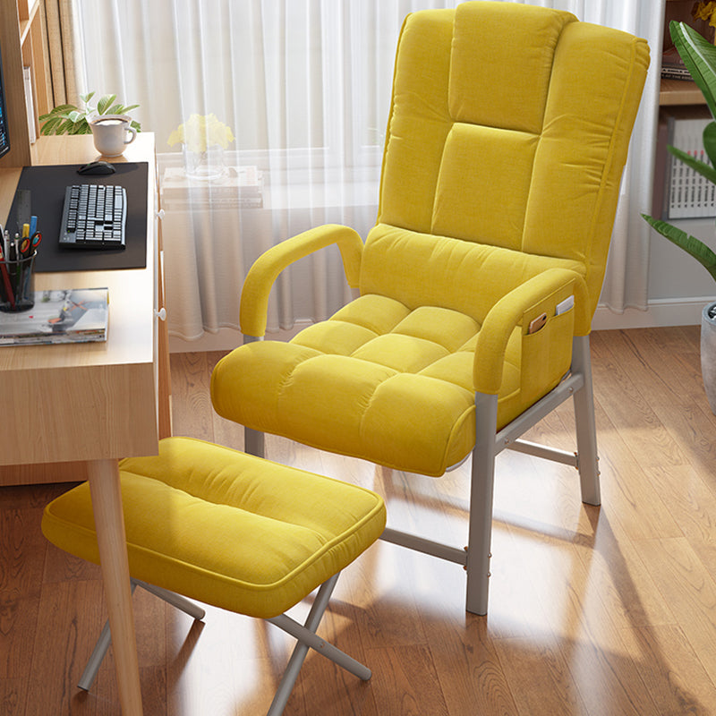 Ergonimic Recliner with Lumbar Support and Storage Metal legs