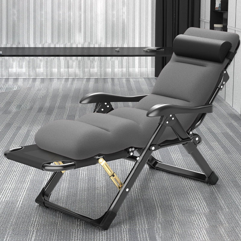 Adjustable Single Ergonimic Recliner with Metal Legs and Removable Cushions