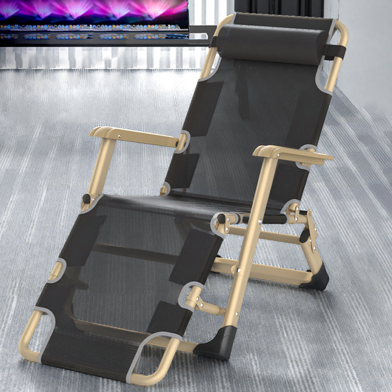 Adjustable Single Ergonimic Recliner with Metal Legs and Removable Cushions