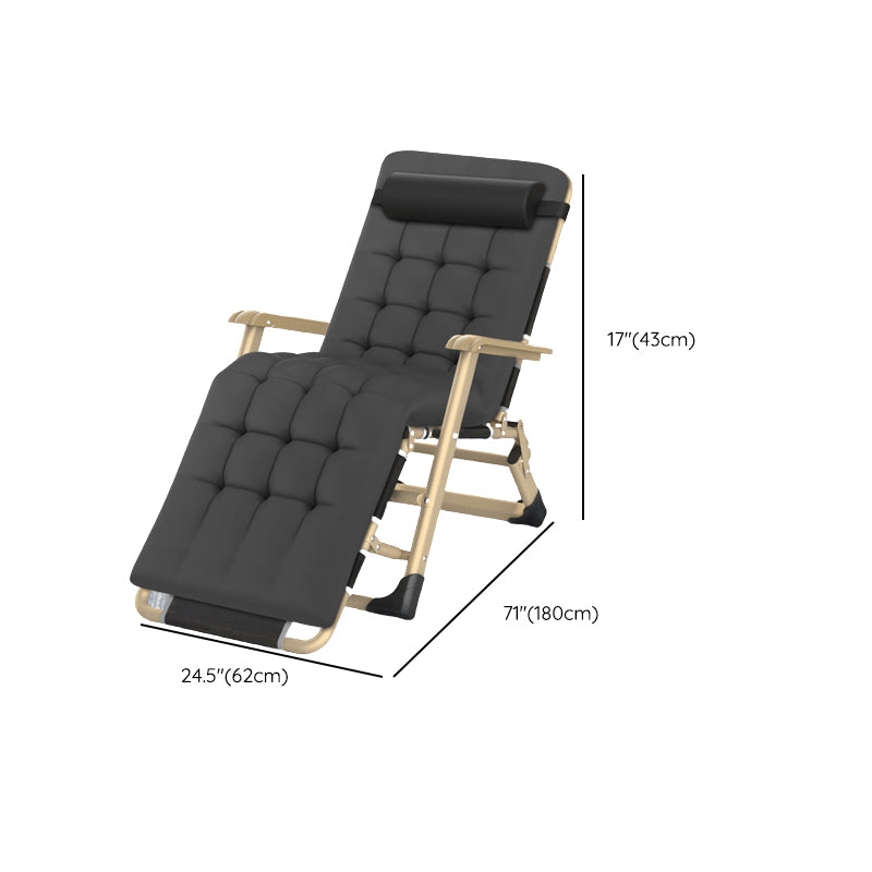 Adjustable Single Ergonimic Recliner with Metal Legs and Removable Cushions