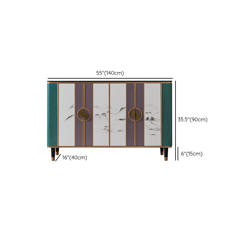 Contemporary & Modern Style Wood Buffet Sideboard with Cabinets