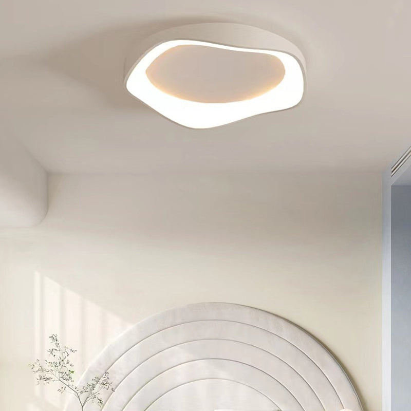 LED Ceiling Light Modern White Ceiling Mount Light with Acrylic Shade for Bedroom