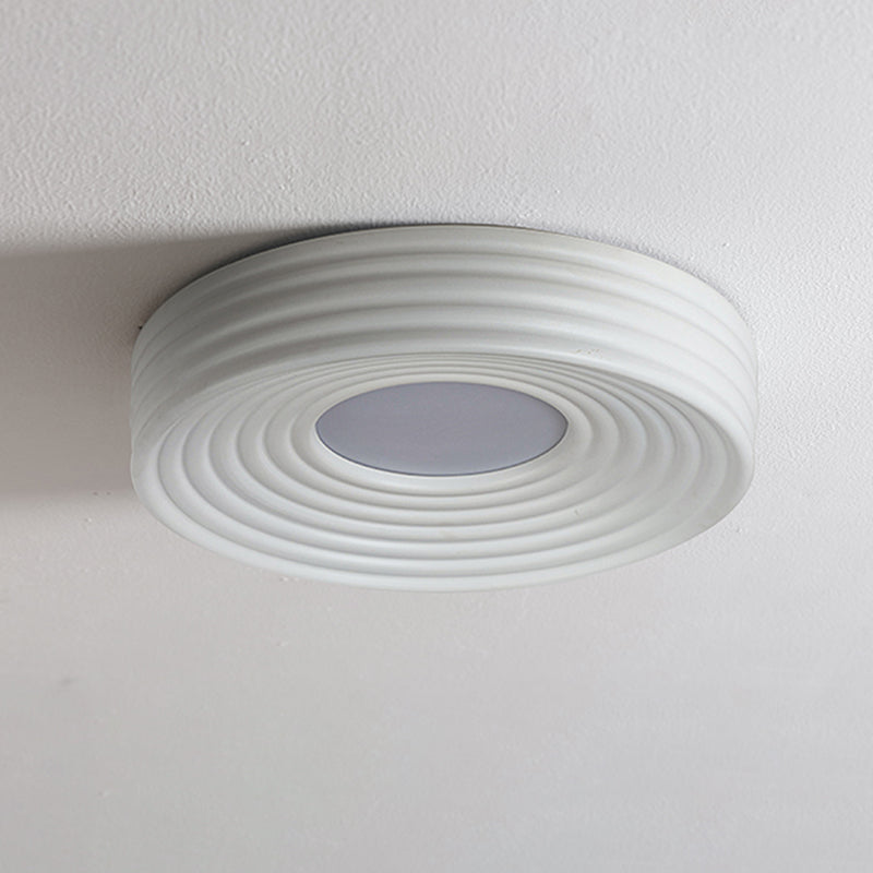 Modern Ceiling Light LED Round Ceiling Mount Light with Metal Shade for Bedroom