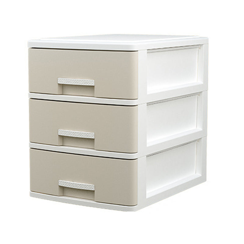 Lateral Plastic Filing Cabinet Contemporary Filing Cabinet with Drawers for Home Office