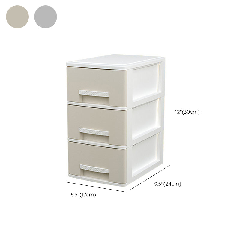 Lateral Plastic Filing Cabinet Contemporary Filing Cabinet with Drawers for Home Office