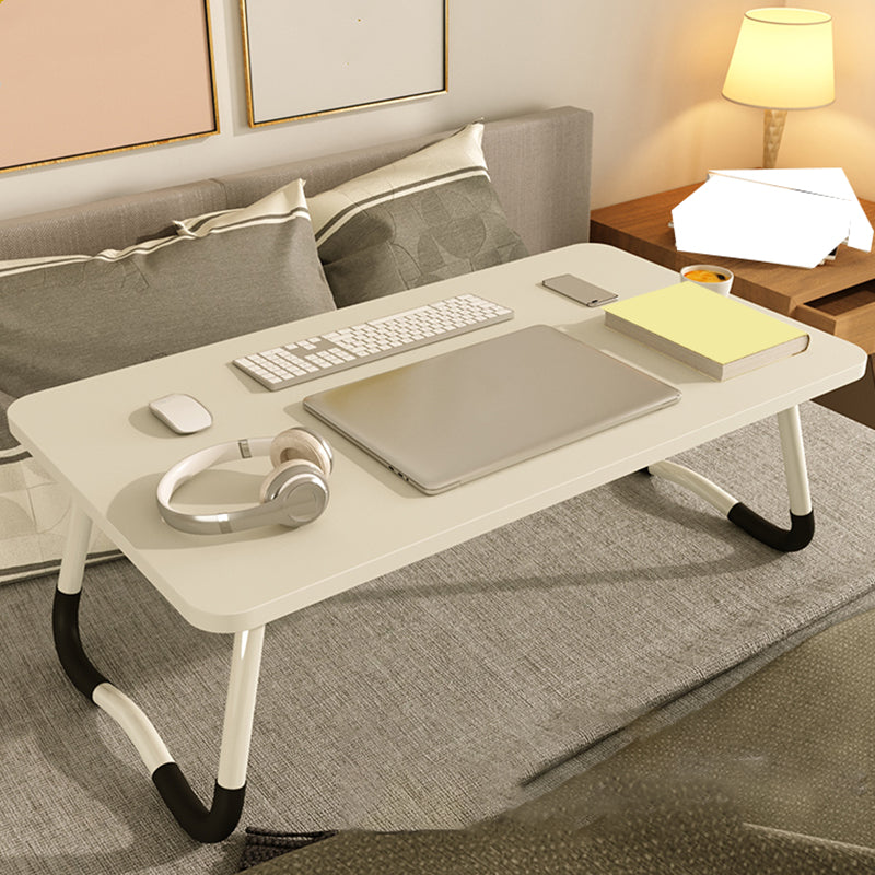 Rectangular Shaped Office Laptop Table Wood Writing Desk in White/Black/Natural