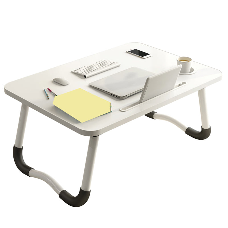 Rectangular Shaped Office Laptop Table Wood Writing Desk in White/Black/Natural