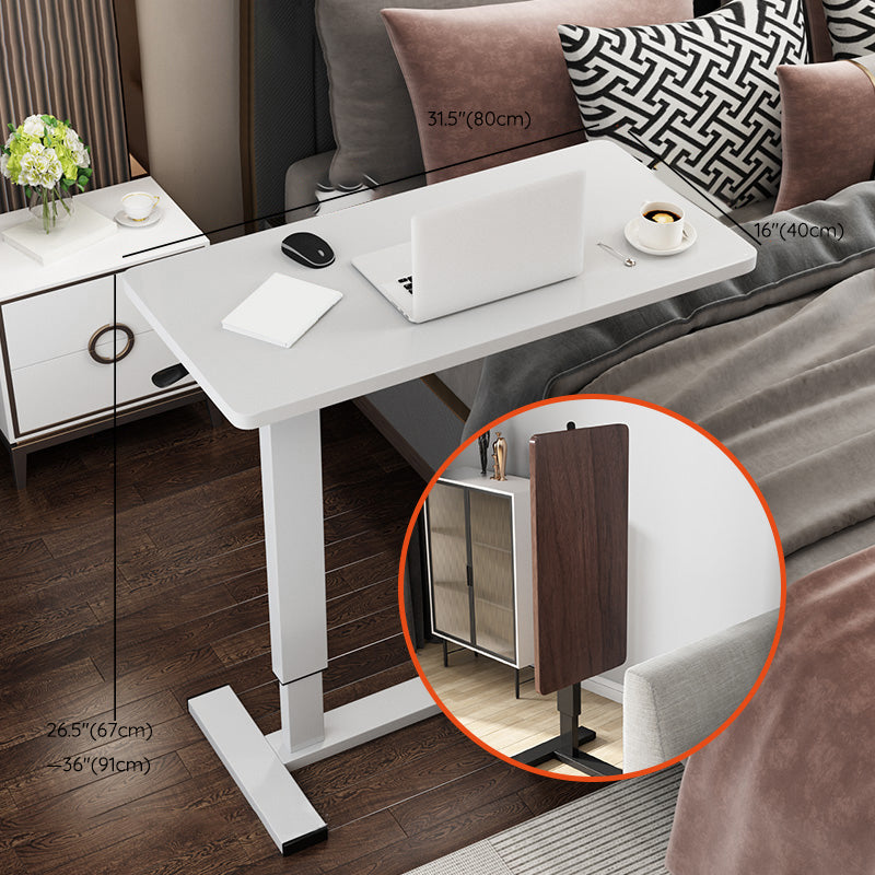 Adjustable Height Bedroom Writing Desk Pedestal Base Office Desk