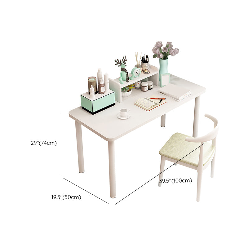 Rectangular Parsons Base Writing Desk Home Engineered Wood Office Desk