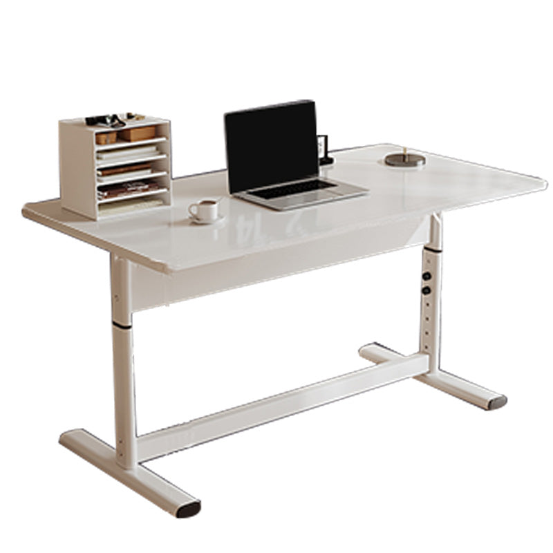 Contemporary Adjustable Height Writing Desk Rectangular Home Office Desk