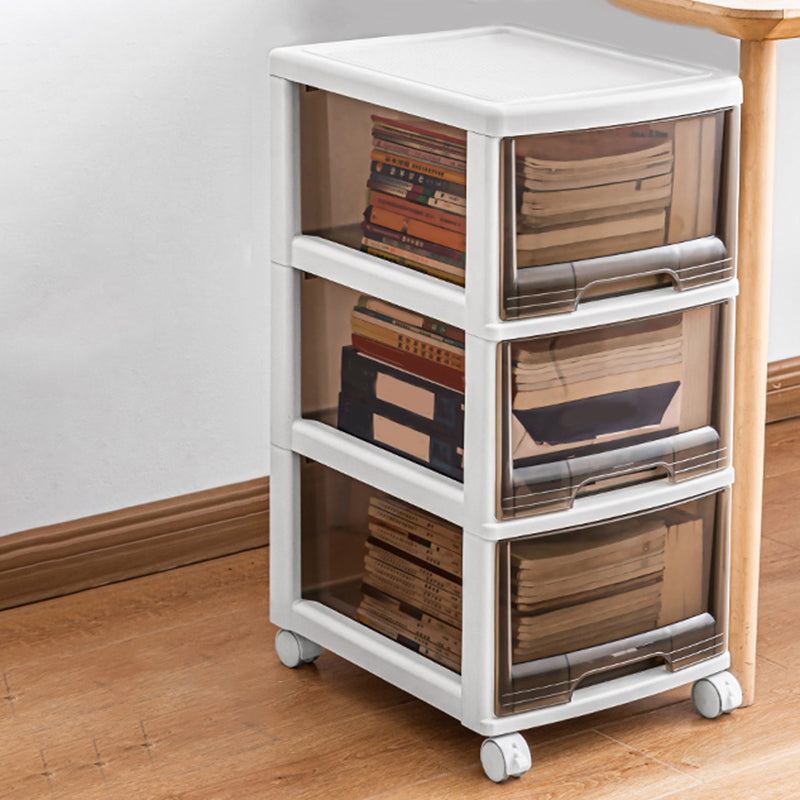 Modern Plastic Filing Cabinet Drawers Storage File Cabinet for Office