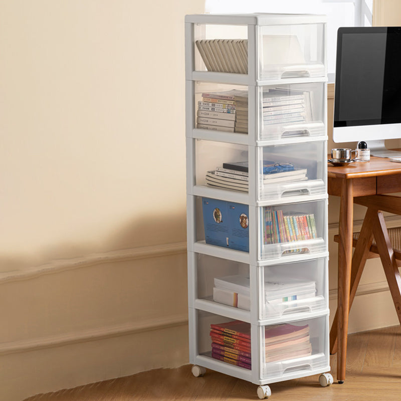 Modern Plastic Filing Cabinet Drawers Storage File Cabinet for Office