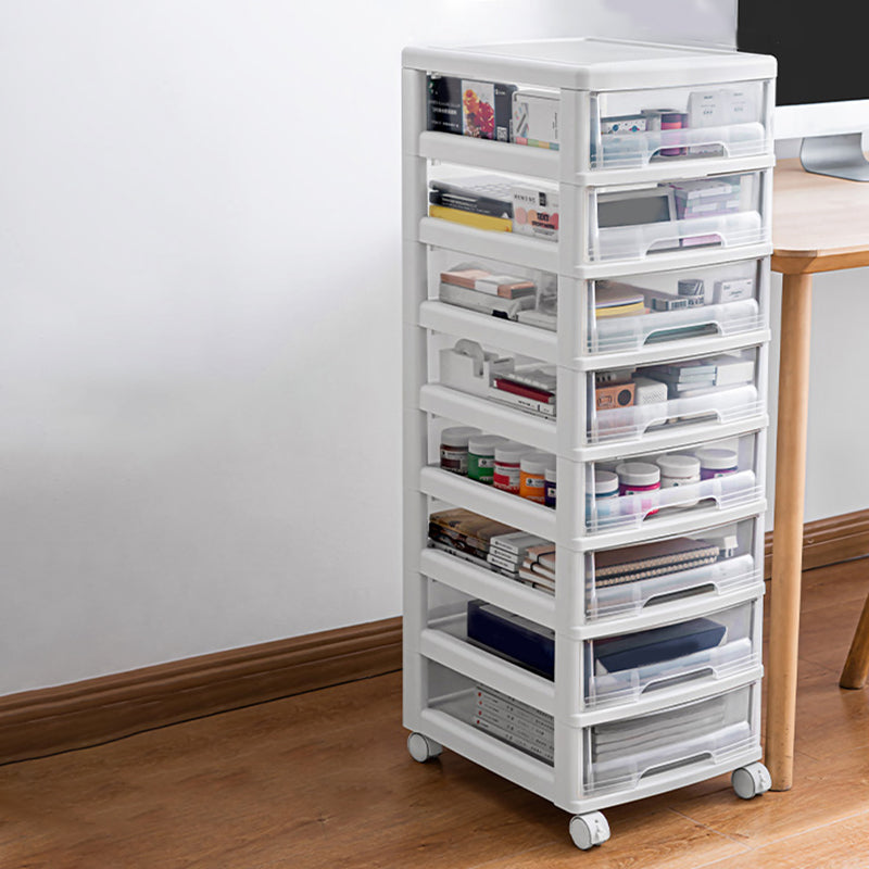 Modern Plastic Filing Cabinet Drawers Storage File Cabinet for Office