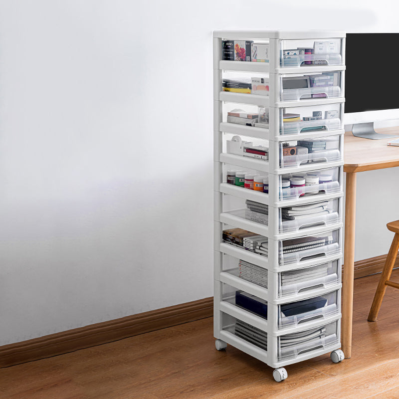 Modern Plastic Filing Cabinet Drawers Storage File Cabinet for Office