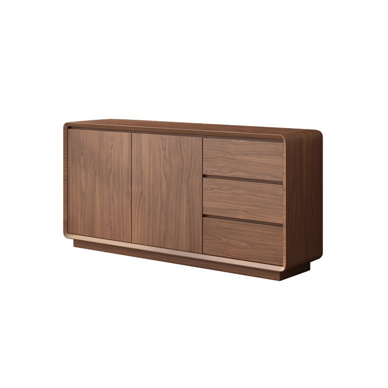 Modern Style Wood Sideboard Cabinet with Cabinets and Drawers