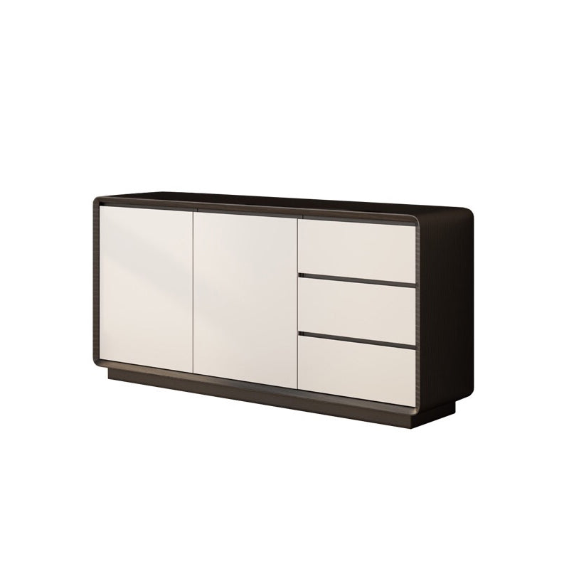 Modern Style Wood Sideboard Cabinet with Cabinets and Drawers