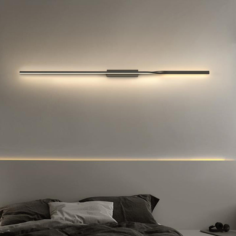 Modern Style Wall Mount Lamp LED with Silica Gel Shade for Living Room