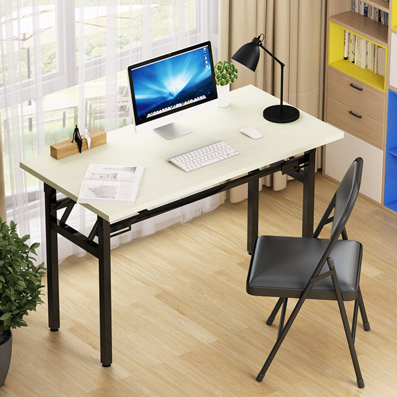 Modern Engineered Wood Computer Desk Rectangular Home Steel Legs Office Desk