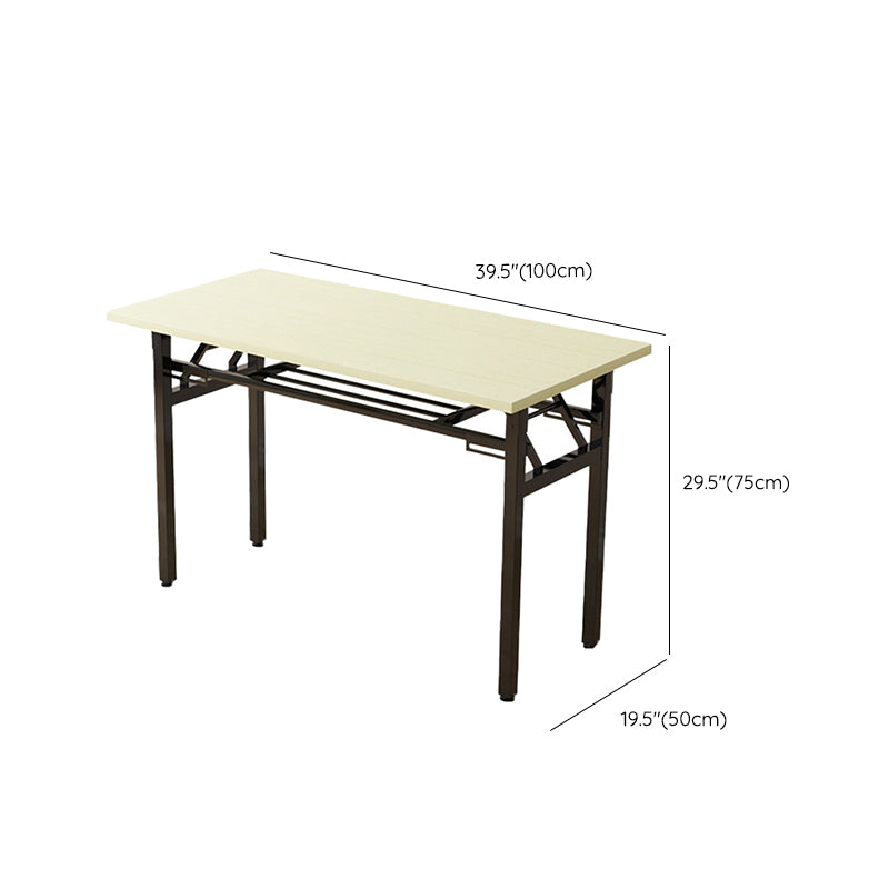 Modern Engineered Wood Computer Desk Rectangular Home Steel Legs Office Desk