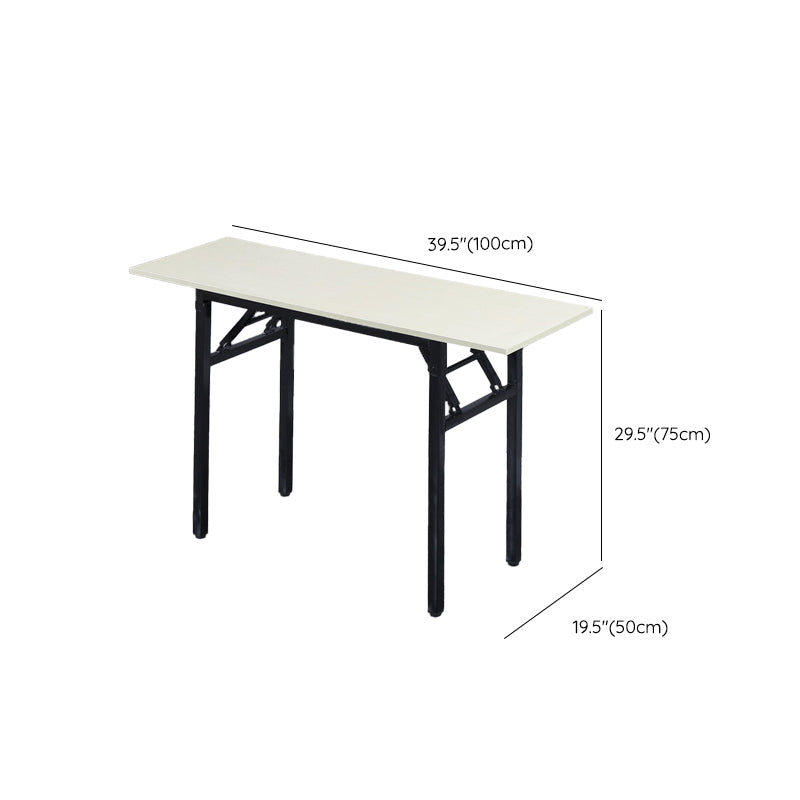 Modern Engineered Wood Computer Desk Rectangular Home Steel Legs Office Desk